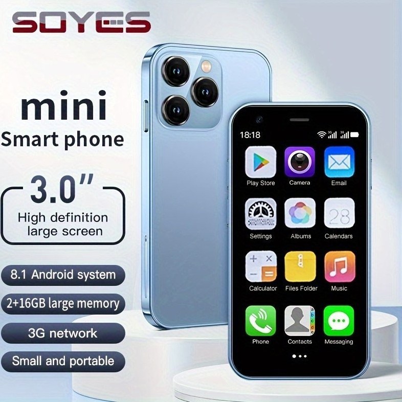 کوچکترین گوشی لمسی دنیا | گوشی اندروید سویس x16 Mini | حافظه 8 رم 1.5 گیگابایت