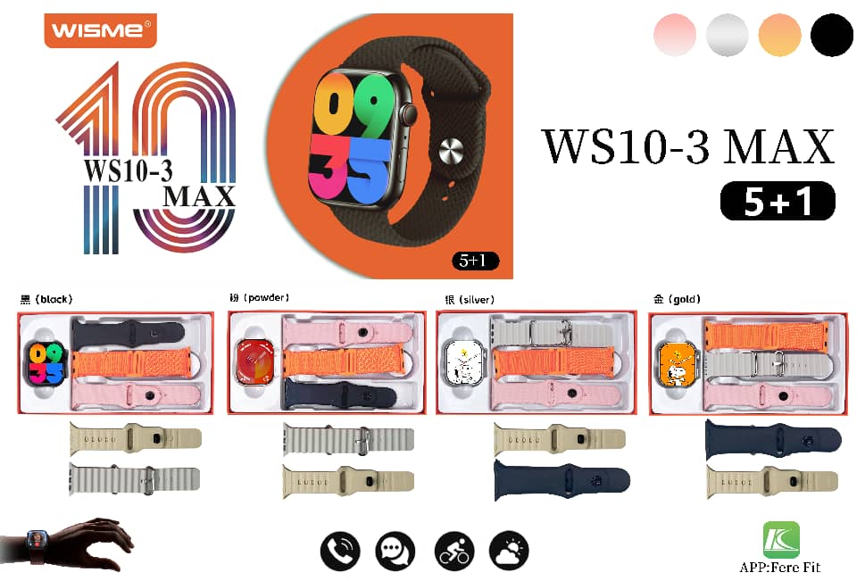ساعت هوشمند ws10-3 max