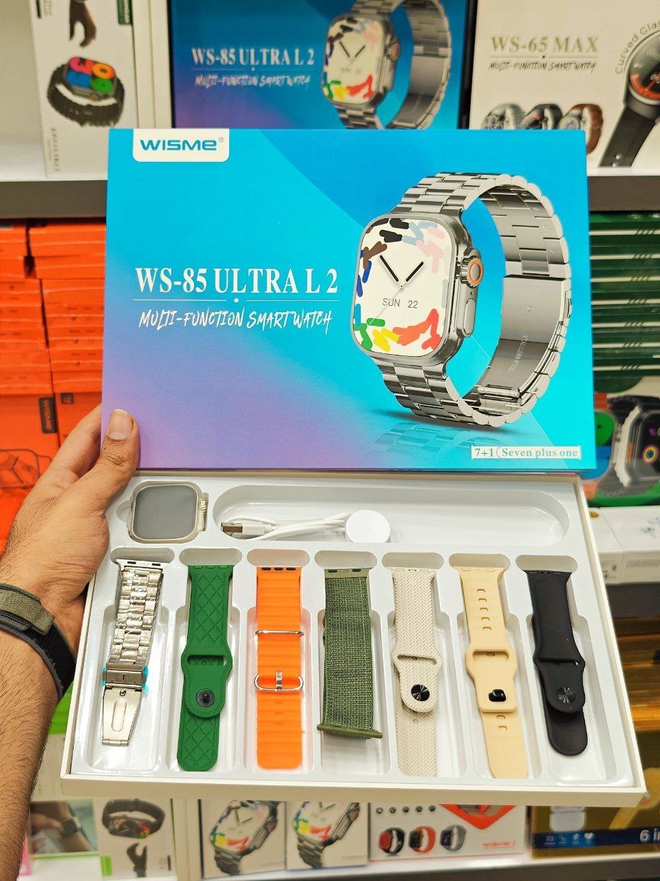 ساعت هوشمند | 7 بند | WS-85 Ultra2